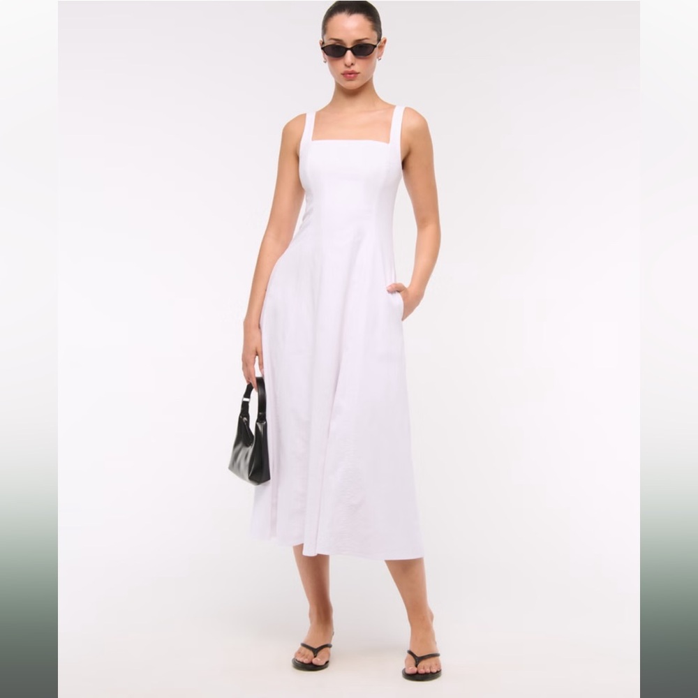 Abercrombie & Fitch Mila Stretch Midi Dress